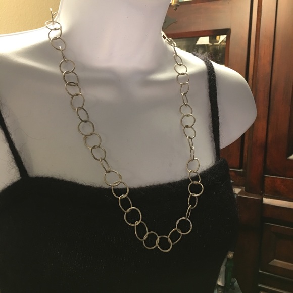 Solid sterling silver heavy necklace - Picture 2 of 7